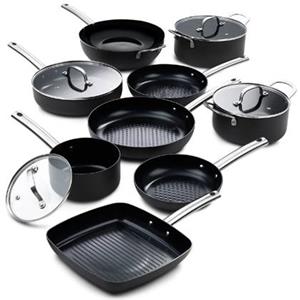 ISENVI Murray Chef Culinair set - Pannenset 9 delig - RVS grepen