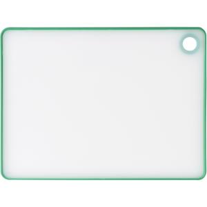 Excellent Houseware snijplank - wit/groen - kunststof - 33 x 23 cm -