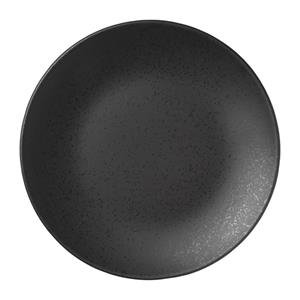 Xenos Dinerbord Lua - zwart - ø27.5x2.5 cm