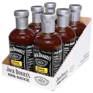 Jack Daniel's  Honey BBQ Sauce - 6x 473ml