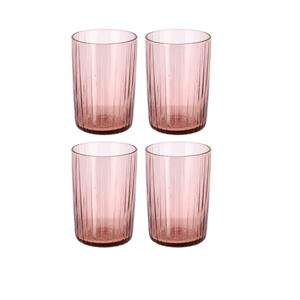 BITZ  Kusintha - Waterglas 0,28l s/4 Pink