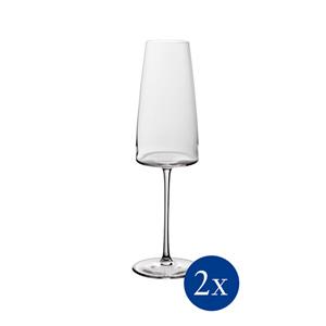 VILLEROY & BOCH  Metrochic- Champagneglas 0,44l s/2 NIEUW