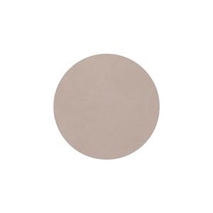 LIND DNA  Glass Mat Circle - Onderzetter 10cm Nupo Clay Brown
