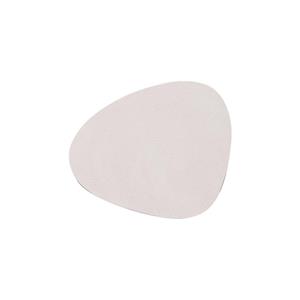 LIND DNA  Glass Mat Curve - Onderzetter 10cm Nupo Oyster White