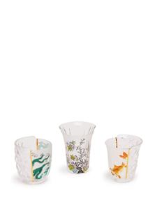 Seletti Set van drie glazen - Beige