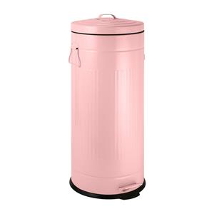 Xenos Pedaalemmer retro look - roze - 30 liter