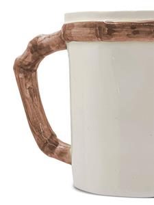 Les-Ottomans Bamboo ceramic mug (set of two) - Wit