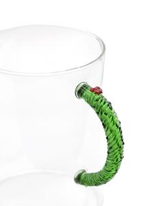 CU I SEEYOU Christmas garland-handle glass pitcher - Wit