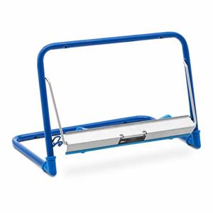 MSW - Putzrollenhalter Putzrollenspender Wandhalterung bis 5 kg ø 500 mm Stahl blau - Blau