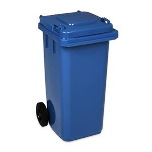 vivol Mülltonne - 120 Liter / 120l - Blau - EU-DIN-Müll-Tonne günstig im Shop kaufen - Blau