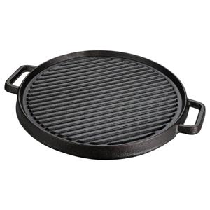 VidaXL Barbecueplancha VAGGAN 30 cm gietijzer