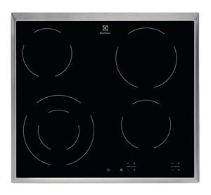 Electrolux EHF6241XOK Keramische inbouwkookplaat Zwart