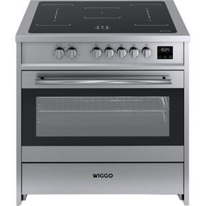Wiggo Wio-e921a(xx) - Freestanding - Induction - Elektrische Oven - 90cm - 121 Liter - 3000 W - Inox
