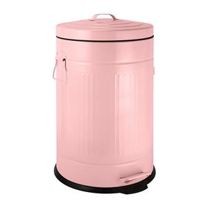 Xenos Pedaalemmer retro look - roze - 12 liter