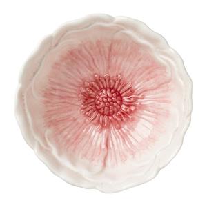 Xenos Schaaltje bloem - roze - ø16x6.5 cm