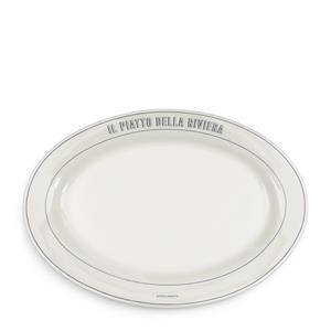 Rivièra Maison Servierplatte Servierplatte Long Island Serving Plate Weiß