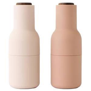 Audo Copenhagen Bottle Grinder peper- en zoutmolen Nudes walnoot