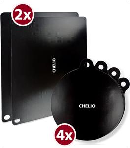 Onbekend Chelio Inductie Beschermer Mat voor Kookplaat 6x – Anti-slip & bescherming