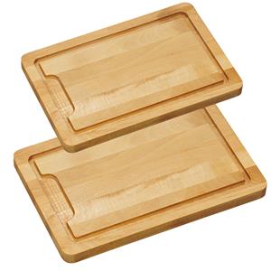 Kesper Beuken houten snijplanken voordeel set in 2 verschillende formaten -