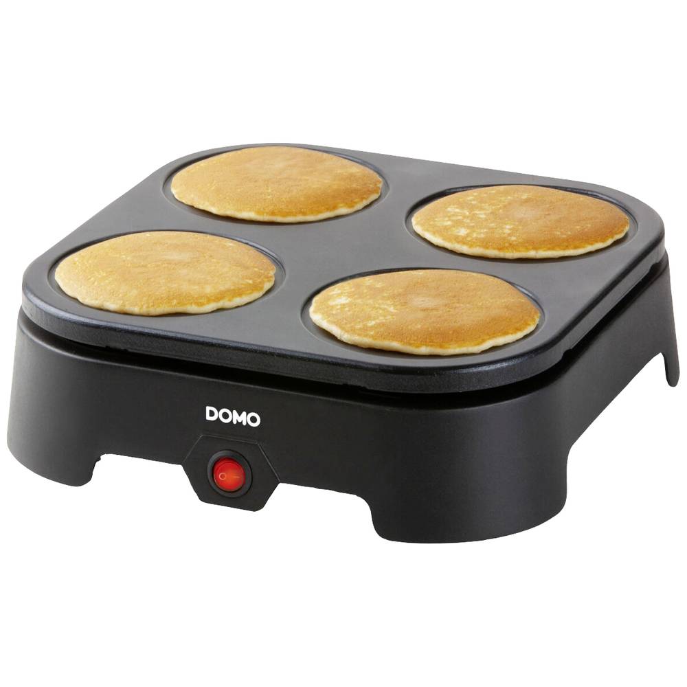 DOMO DO1094P Pancake-maker Anti-aanbaklaag Zwart