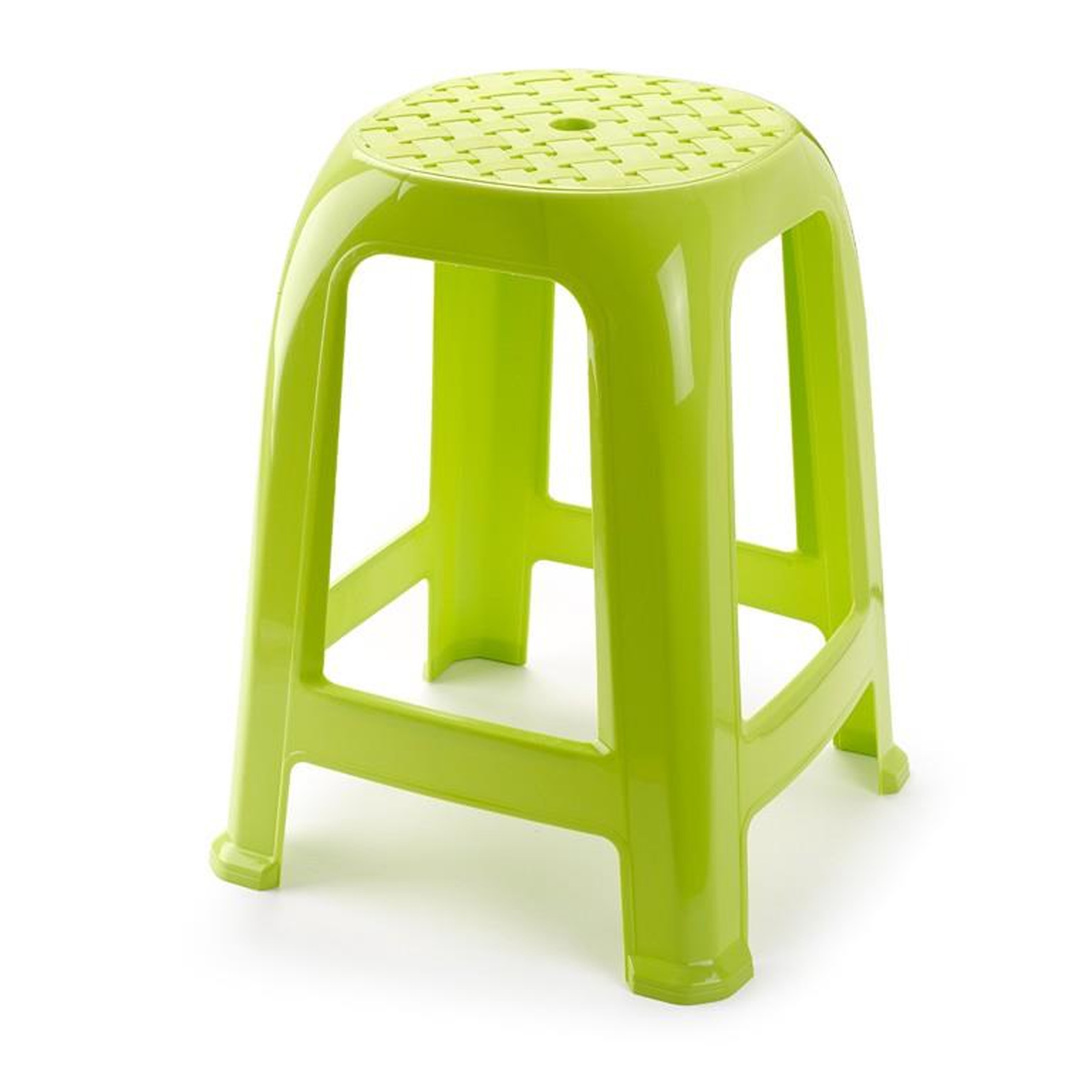 PlasticForte Keukenkrukje/opstapje - Handy Step - groen - kunststof - x x cm -