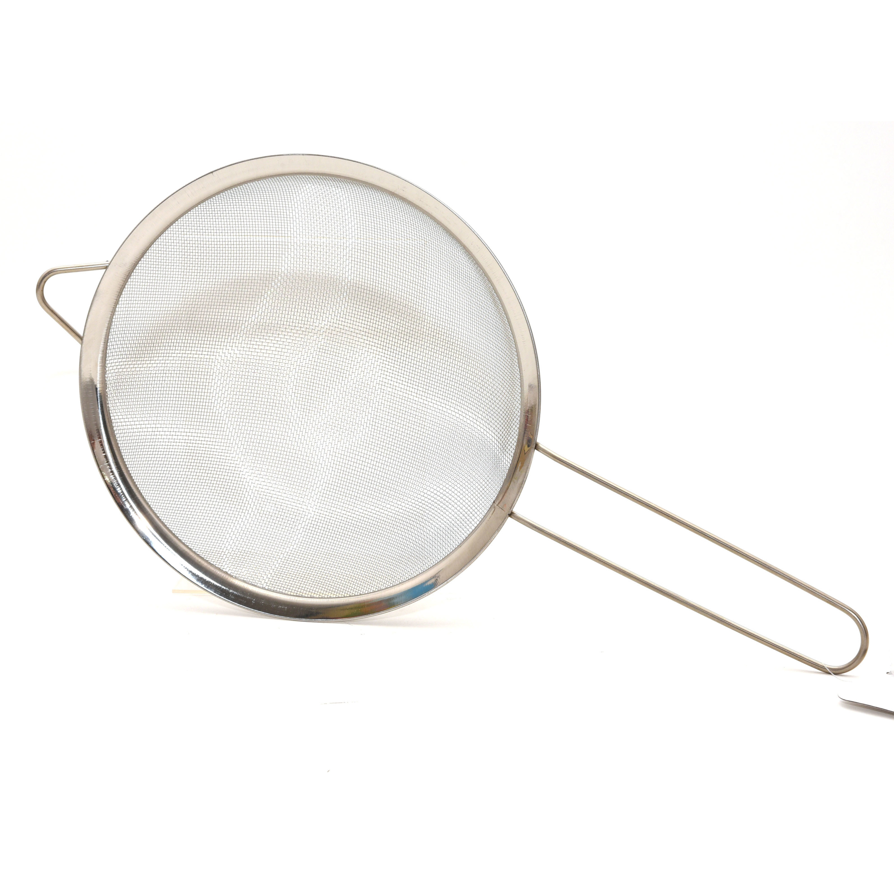 Merkloos 1x Keuken vergiet/zeef edelstaal - diameter 18 cm -