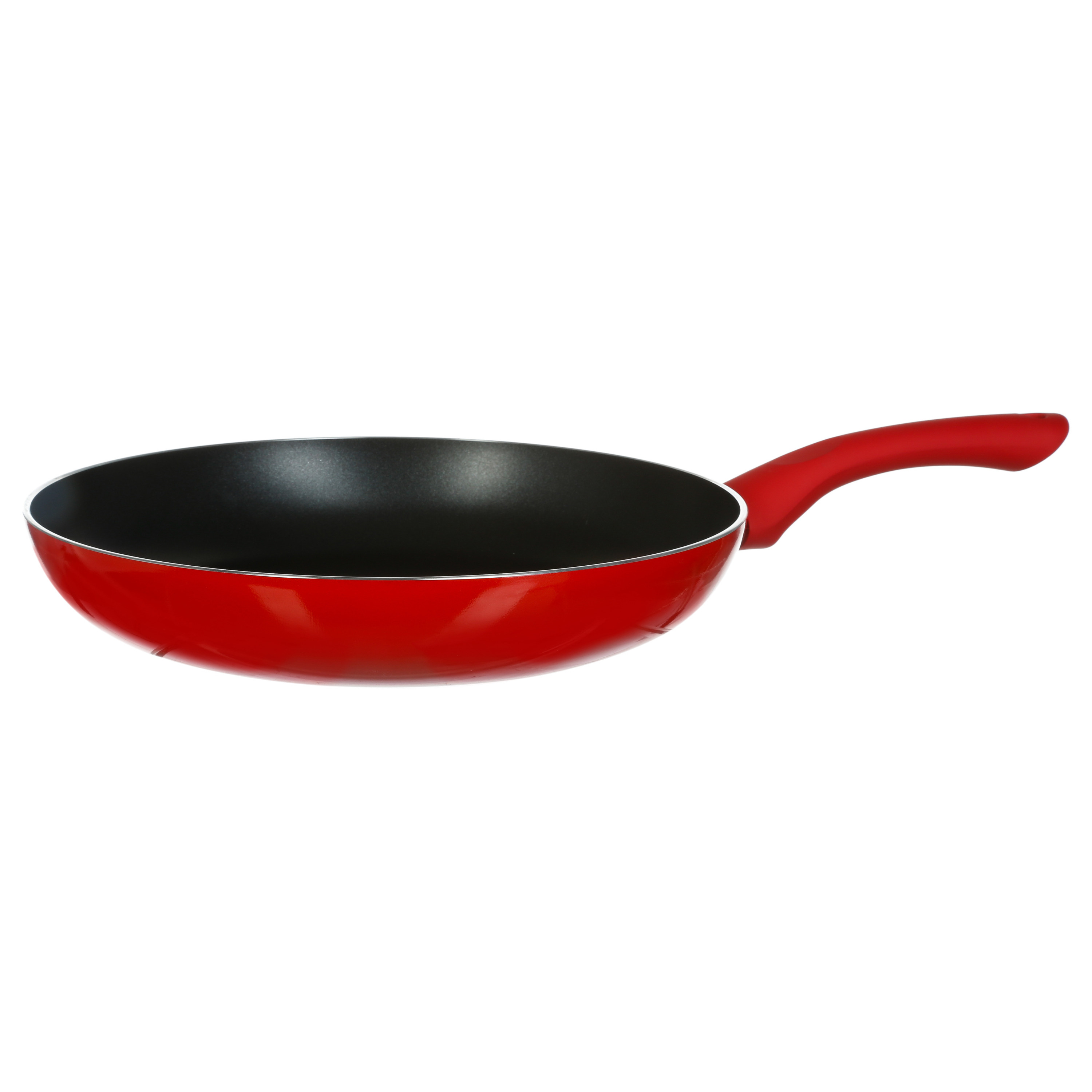 Secret de Gourmet Koekenpan - Alle kookplaten geschikt - rood/zwart - dia 26 cm -