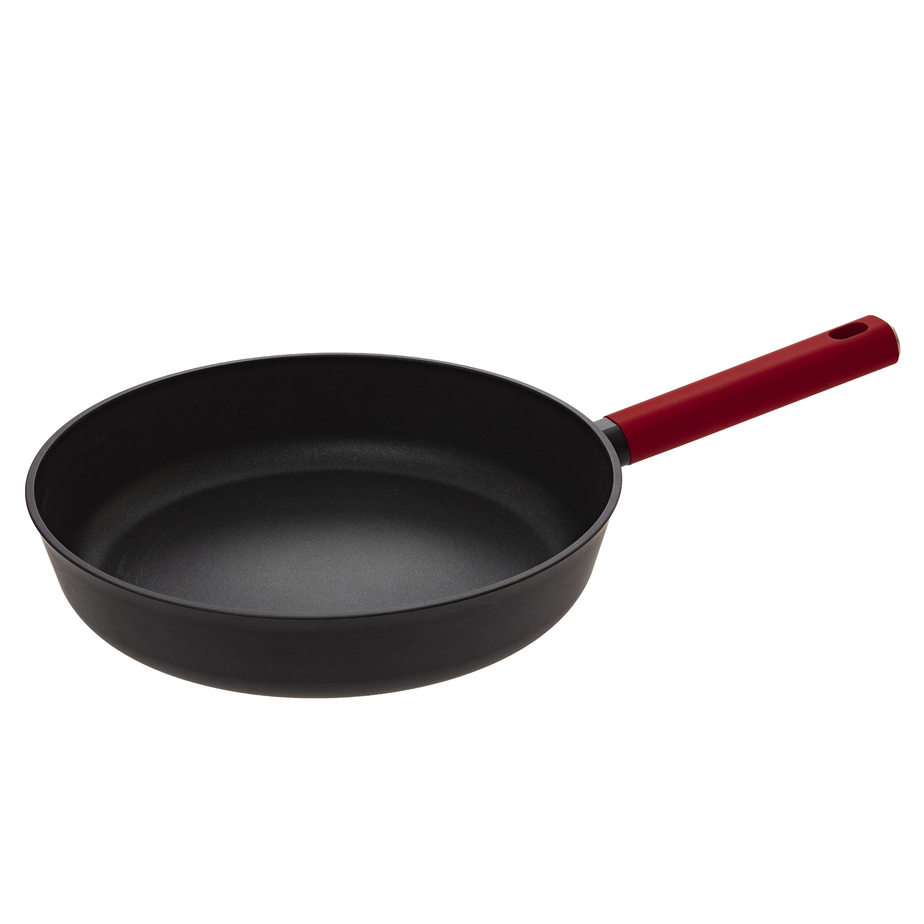 Secret de Gourmet Koekenpan - Alle kookplaten geschikt - zwart/rood - dia 29 cm -