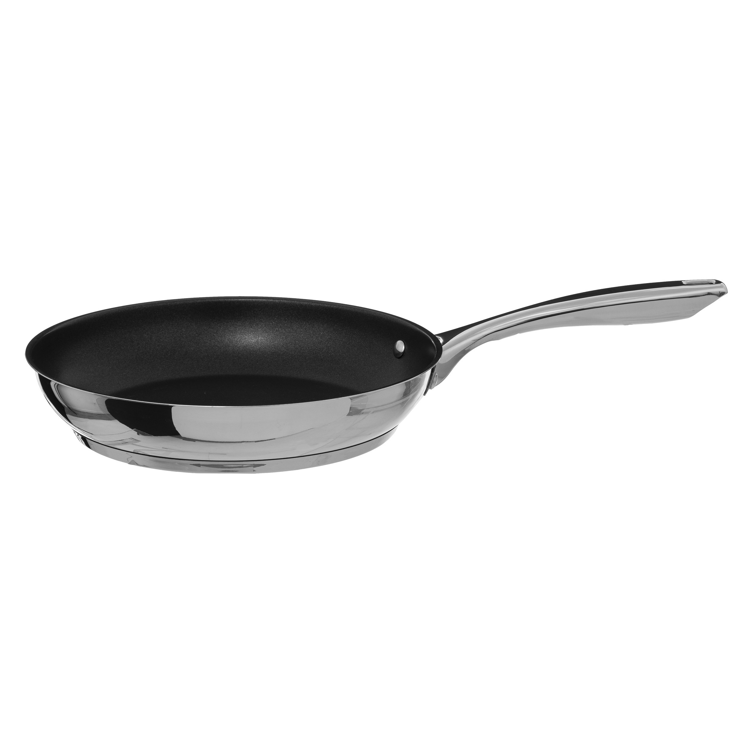 Secret de Gourmet Koekenpan - Alle kookplaten geschikt - zilver/zwart - dia 26 cm -