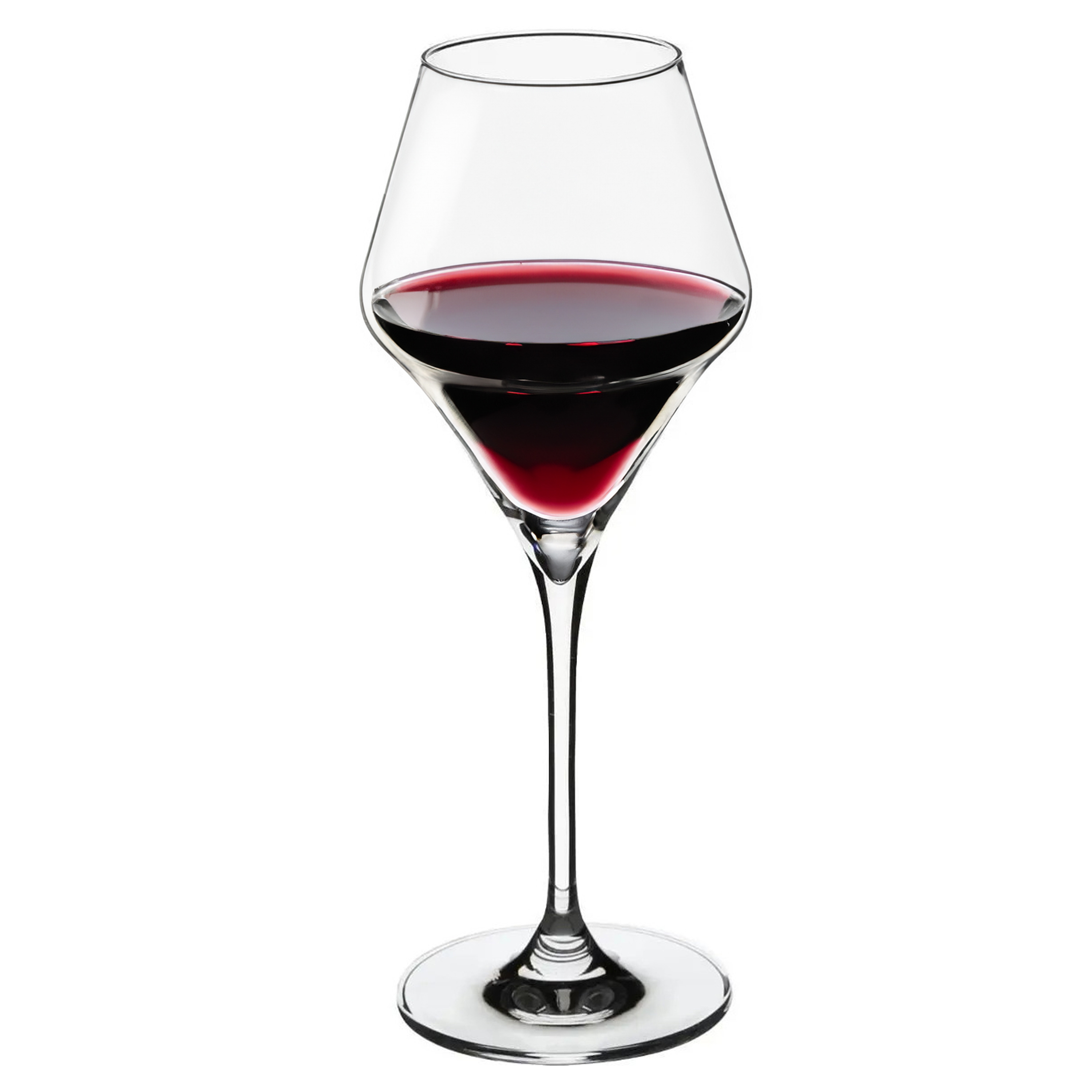 Secret de Gourmet Set van 3x wijnglazen voor rode wijn Clarillo 370 ml van glas -