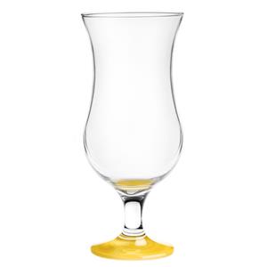 Glasmark Cocktail glazen - 6x - 420 ml - geel - glas - pina colada glazen -