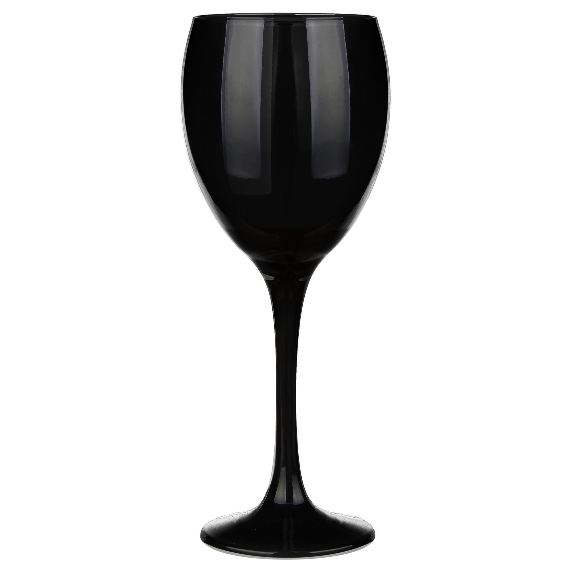 Glasmark Wijnglazen - 6x - Black collection - 300 ml - glas -