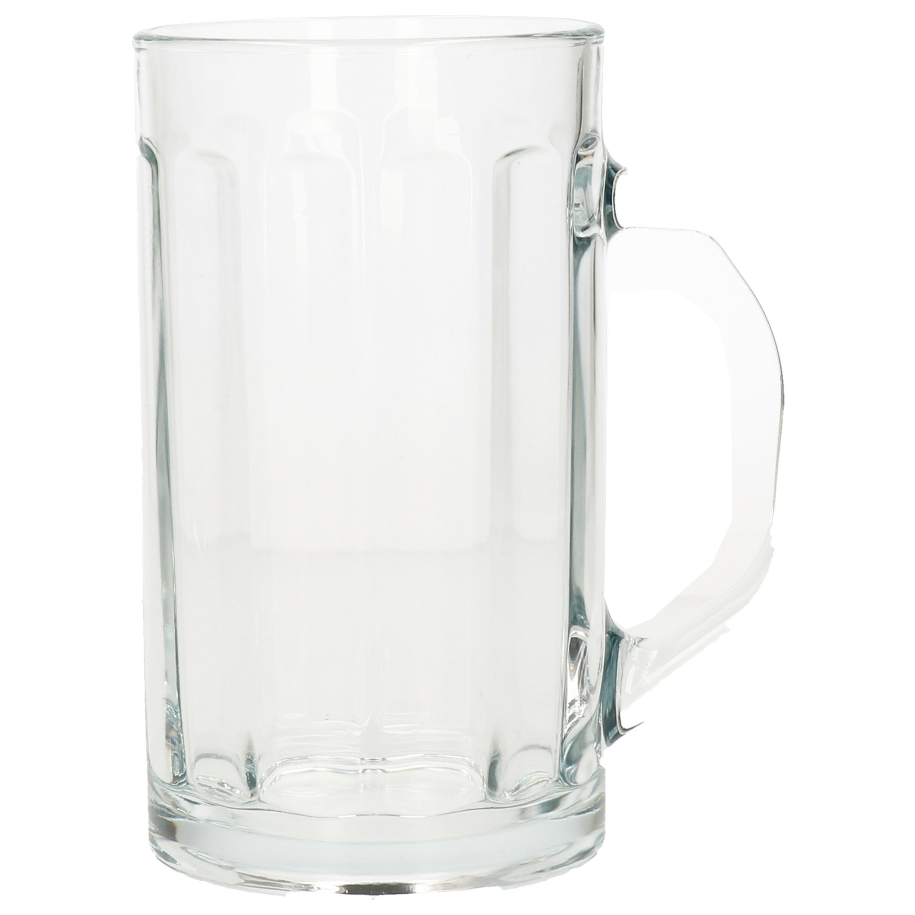 Glasmark Bierglazen - Bierpullen - transparant glas - 6x stuks - 500 ml - Oktoberfest -