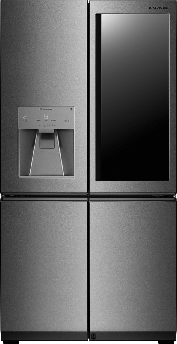 LG SIGNATURE LSR100 InstaView Door-in-Door™ Kühlschrank, 179 cm hoch, 91,2 cm breit, Auto Open Door Side by Side