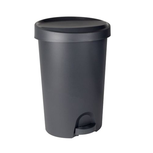 EDA Tret-Abfallbehälter Stepy, 45 Liter, PP, anthrazit
