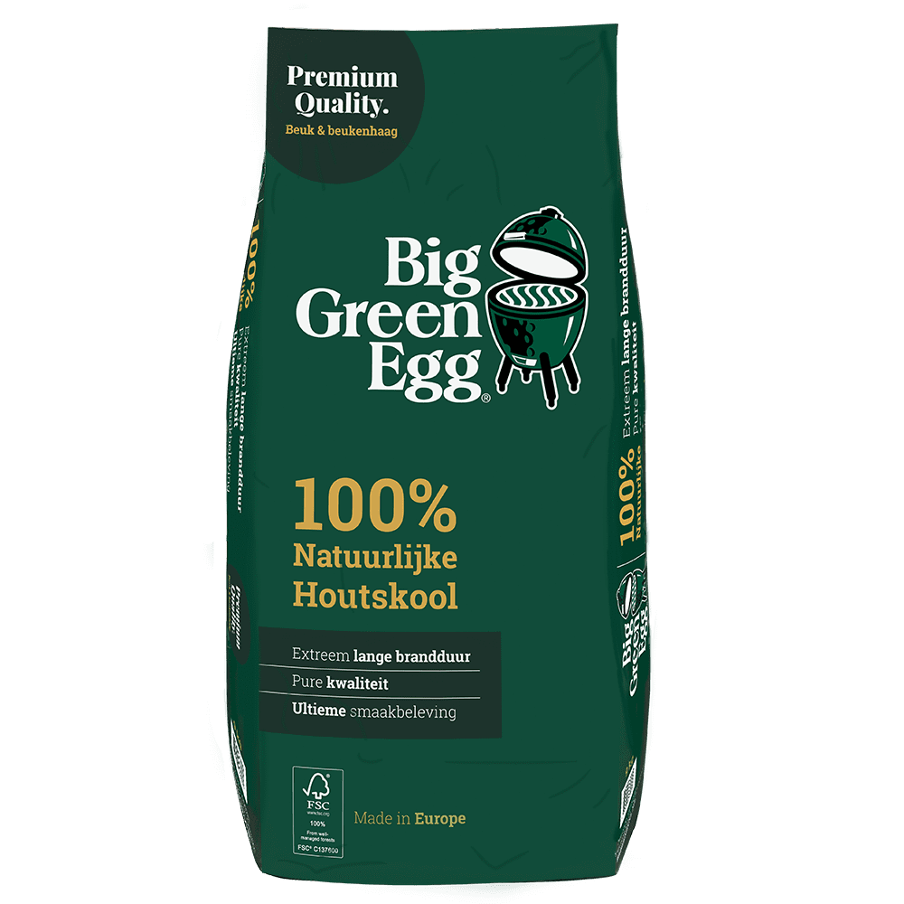Green Egg Houtskool Beuk 4,5kg Big | Groen