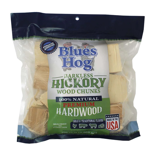 Blues Hog  Barkless Hickory Wood Chunks - 1,9kg
