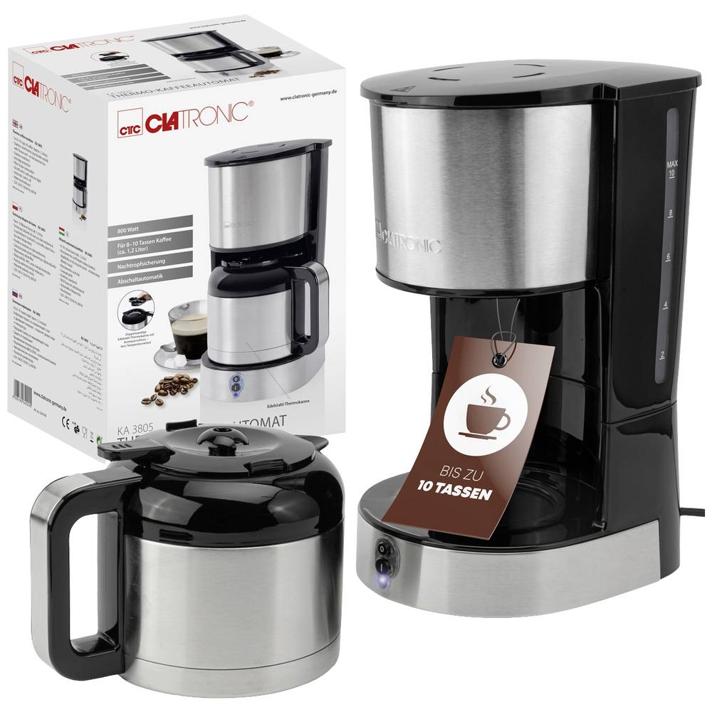 Clatronic KA 3805 Kaffeeautomat 10 Tassen