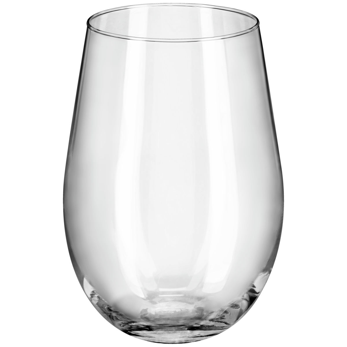 Krosno Rode wijnglas Harmony zonder steel; 580ml, 8.7x13.6 cm (ØxH); transparant; 6 stuk / verpakking