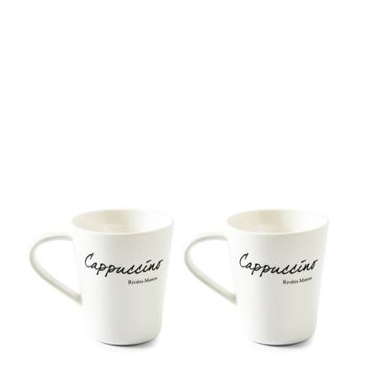 Rivièra Maison RM Classic Cappuccino Mug - Porselein Mokken set van 2 - 200 ml