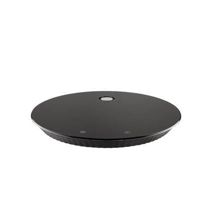 Alessi Digital-Küchenwaage 27 cm Plissé schwarz