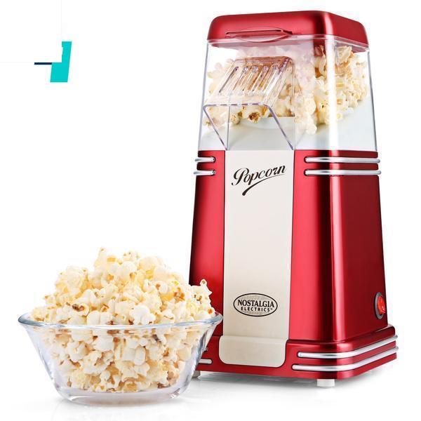 Global purchasing ELECTRICS Mini Popper Corn Air Popcornmaker met transparante behuizing