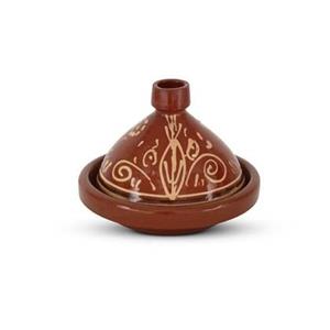 Safaary  Tajine met motief Bol Ø 20 x16cm