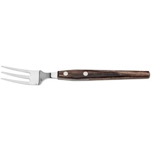 Vega Pizza-/steakvork San Antonio; 22.5 cm (L); bruin, Handvat bruin; 6 stuk / verpakking