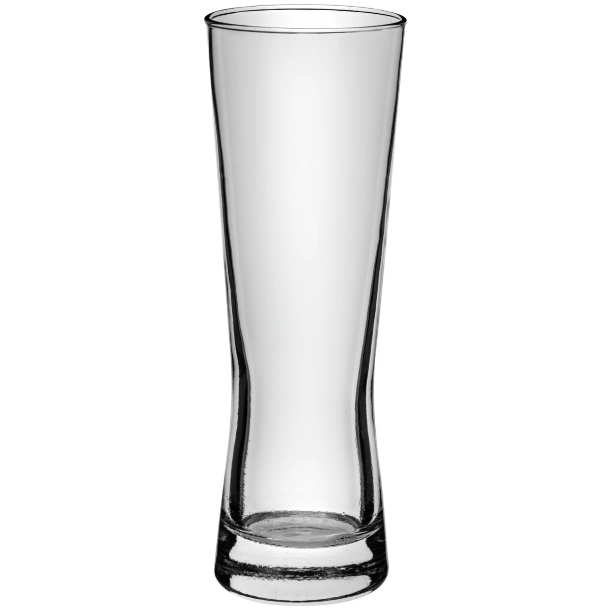 Borgonovo Weizenbierglas Monaco; 320ml, 6.5x19 cm (ØxH); transparant; 0.25 l vulstreepje, 6 stuk / verpakking