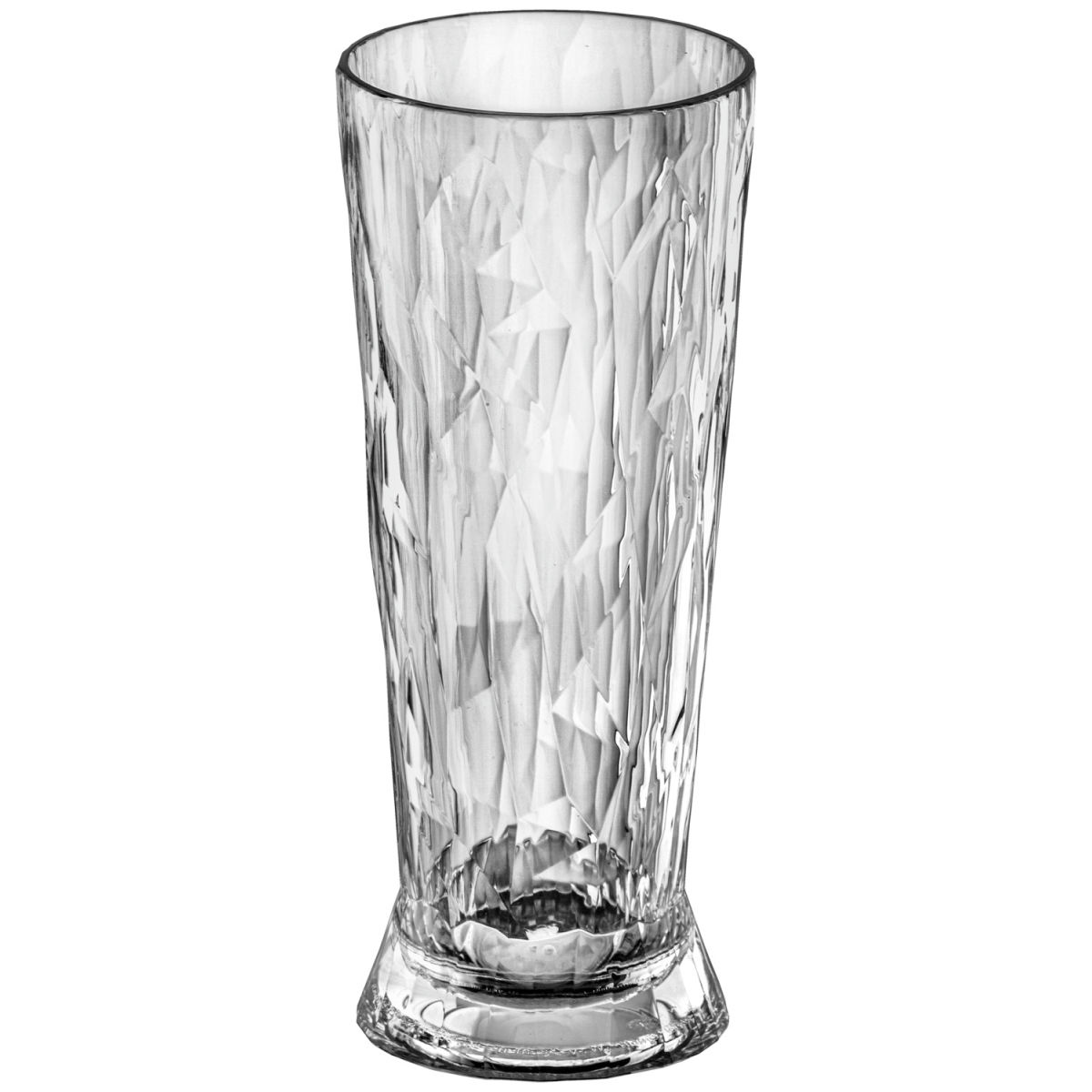 Koziol Bierglas Bier Club No. 10 Superglas; 450ml, 7.4x17.7 cm (ØxH); transparant; 0.3 l vulstreepje, 48 stuk / verpakking