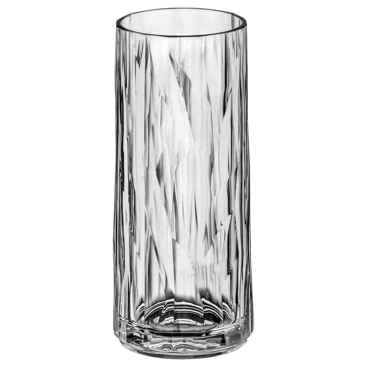 Koziol Longdrinkglas Collins Club No. 3  Superglas II; 290ml, 6.5x14.9 cm (ØxH); lichtgrijs/transparant; 0.25 l vulstreepje, 10 stuk / verpakking