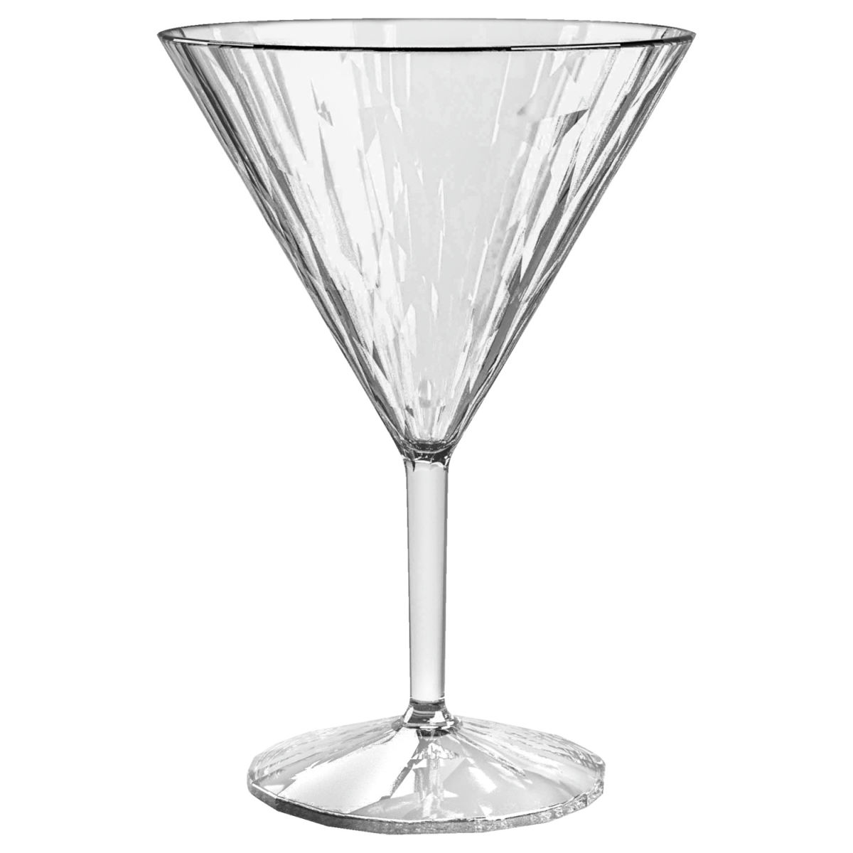 Koziol Martiniglas Martini Club No. 12 Superglas II; 250ml, 12x17.4 cm (ØxH); lichtgrijs/transparant; 4 stuk / verpakking