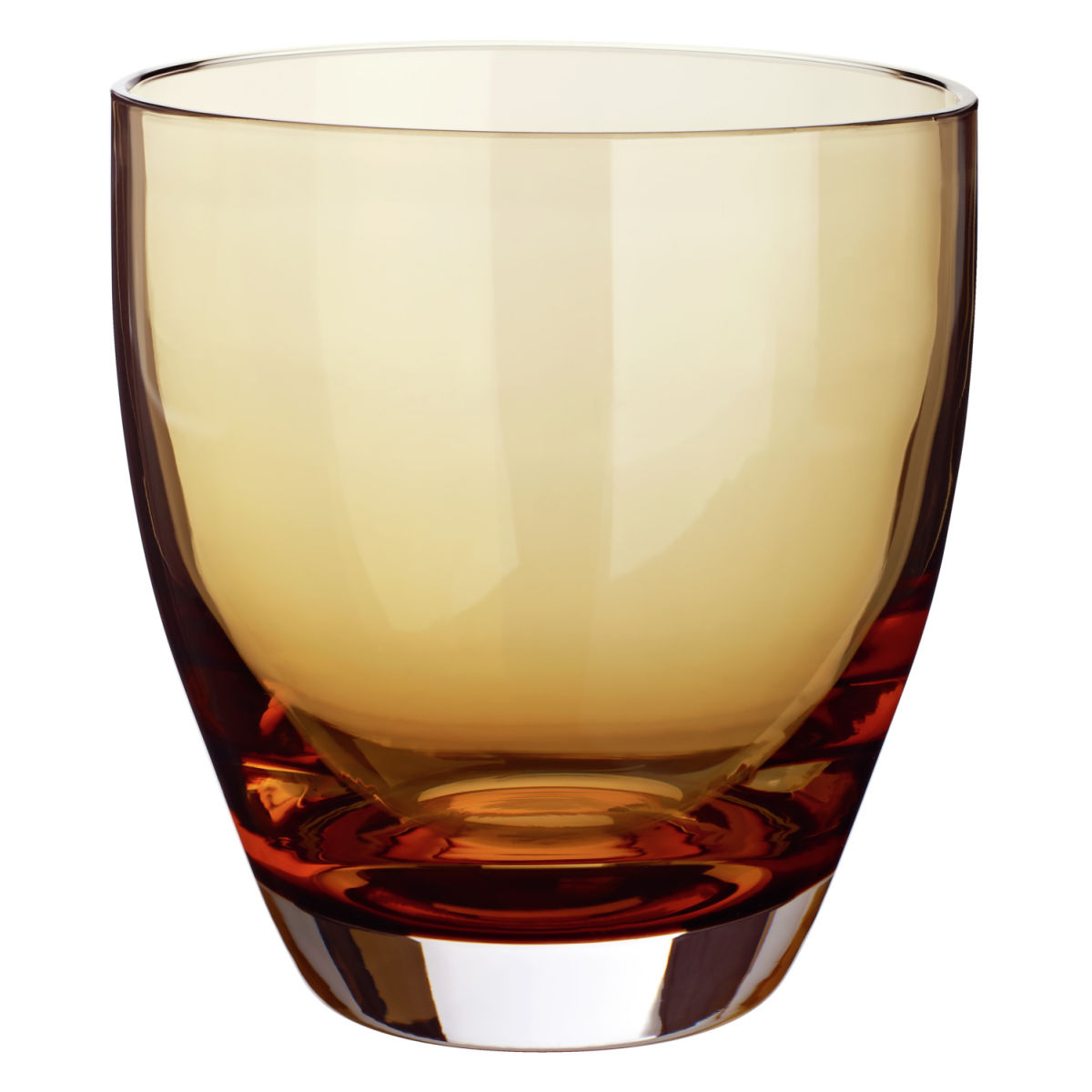 Vega Universeel glas Calabria; 360ml, 8.9x9.5 cm (ØxH); amber; 6 stuk / verpakking