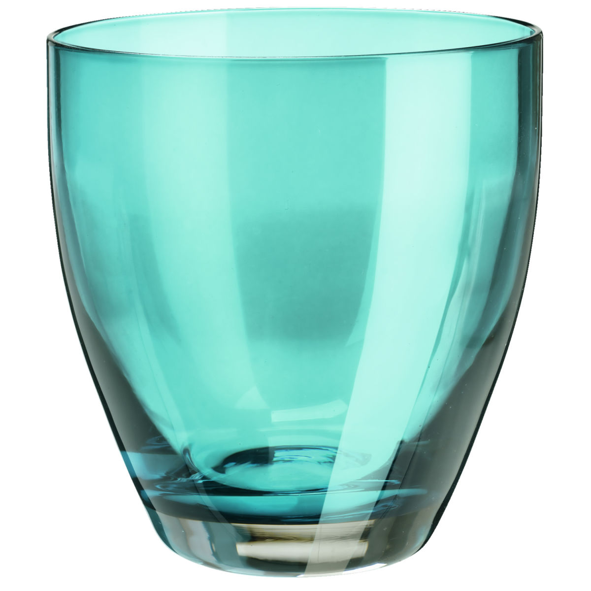 Vega Universeel glas Calabria; 360ml, 8.9x9.5 cm (ØxH); turquoise; 6 stuk / verpakking